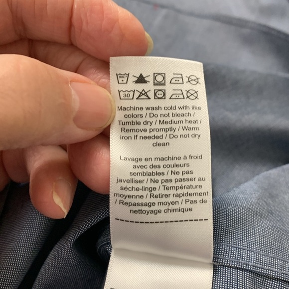 UNTUCKit NWOT Short Sleeve Button Down Shirt 100% Cotton Wrinkle Free - Picture 8 of 10